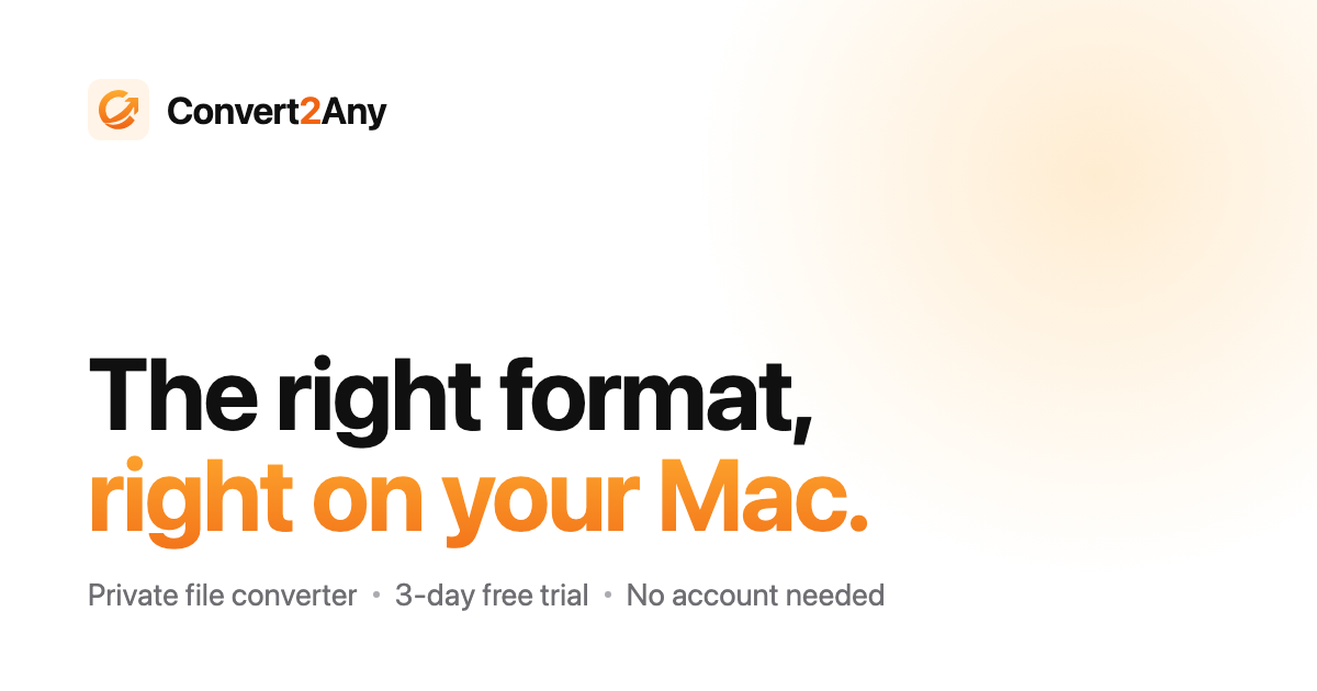 Convert2Any: a local converter for images, video, audio, documents and more, plus PDF tools, OCR and
